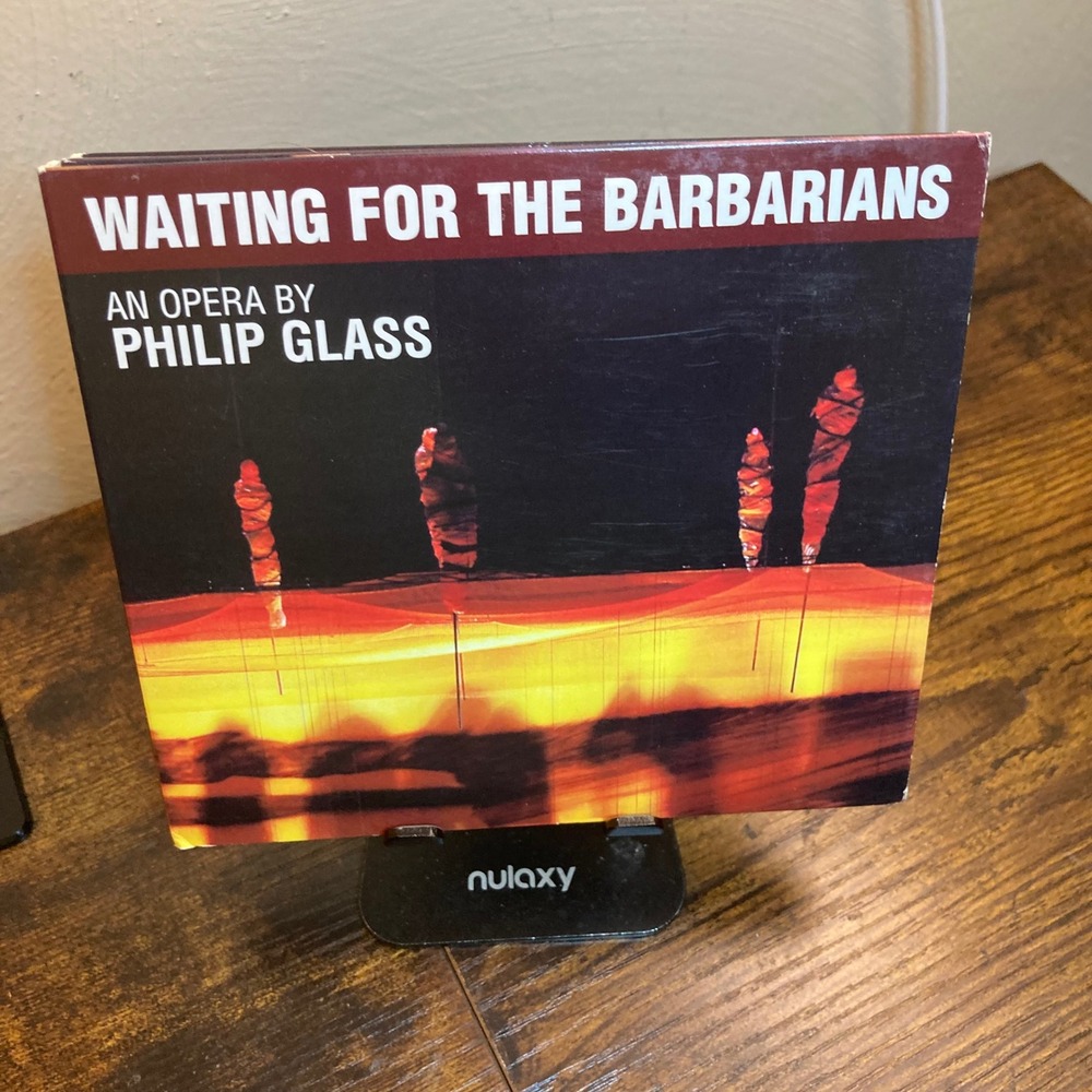 Philip Glass Waiting for the Barbarians 2 CD Live Opera Dennis Russell Davies